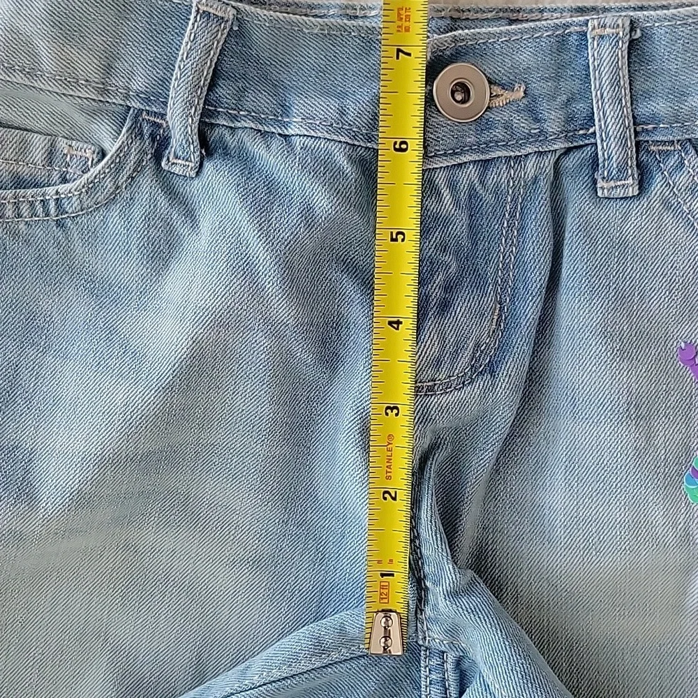 Children's Place Midi Shorts Unicorn Sequins Size 8